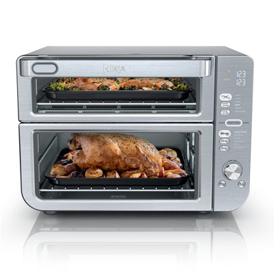 101  Cobra Double Miniダークグレイ2つ Ninja Double Stack XL Countertop Oven & Air Fryer, Pro Cook System